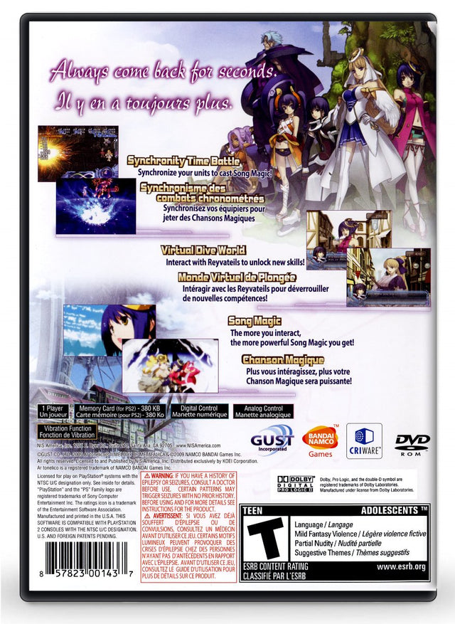 Ar tonelico II Melody of Metafalica - PlayStation 2 (Refurbished)