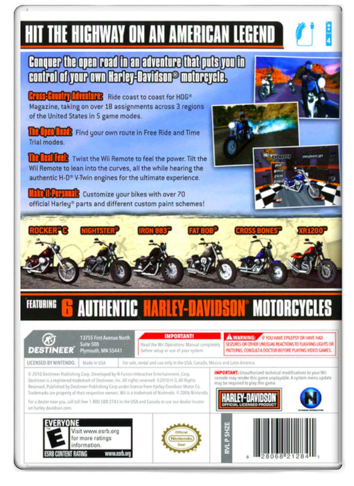 Harley Davidson Road Trip - Nintendo Wii (Refurbished)