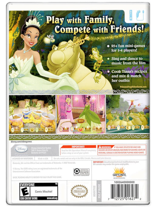 Disney The Princess and the Frog - Nintendo Wii (Refurbished)
