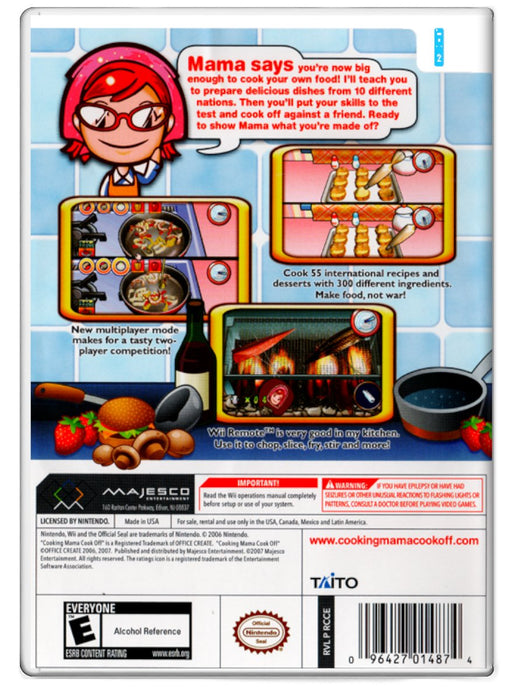 Cooking Mama Cook Off - Nintendo Wii (Refurbished)
