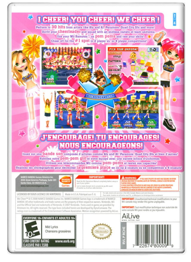 We Cheer - Nintendo Wii (Refurbished)