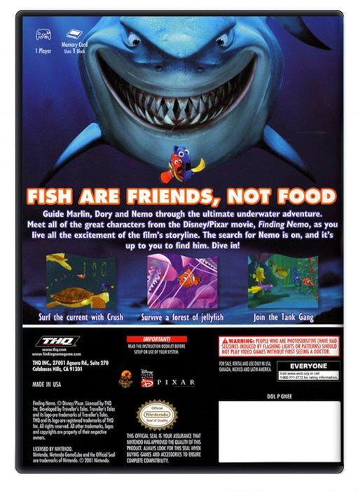 Finding Nemo - Nintendo GameCube (Refurbished)