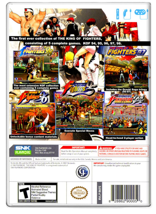 King of Fighters Collection Orochi Saga - Nintendo Wii (Refurbished)