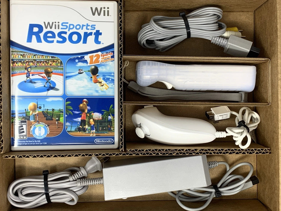 Wii Console White - Wii Sports Resort Bundle Refurbished