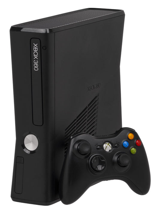 Xbox 360 System Model S Black 4GB (Refurbished)
