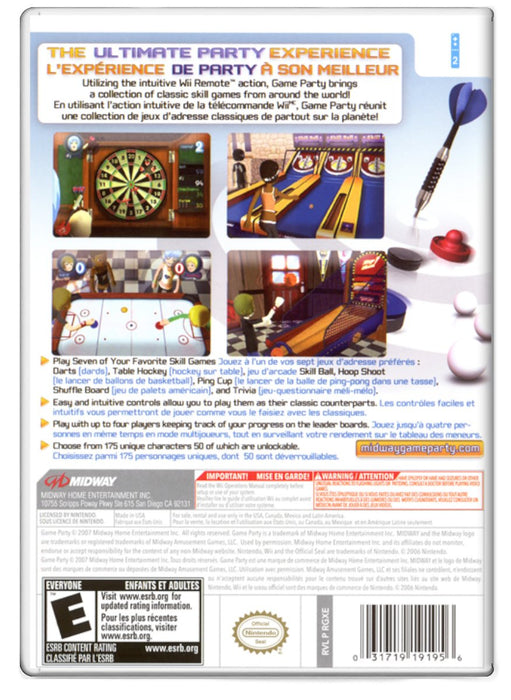 Game Party - Nintendo Wii (Refurbished)