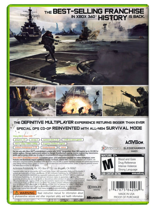 Call of Duty: Modern Warfare 3 - Xbox 360 (Refurbished)