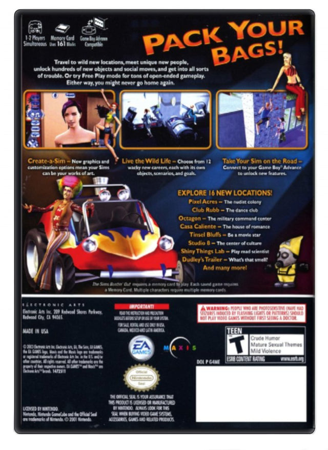 Sims Bustin Out - Nintendo GameCube (Refurbished)
