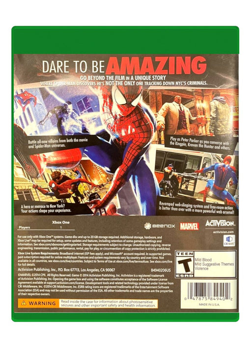 The Amazing Spider-Man 2 - Xbox One (Refurbished)