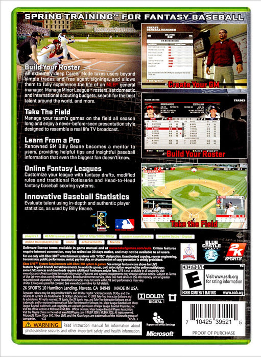 MLB Front Office Manager - Xbox 360 (Refurbished)