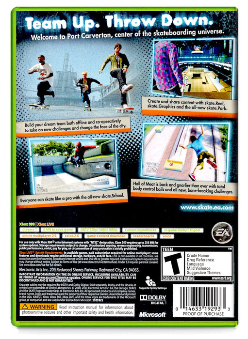 Skate 3 - Xbox 360 (Refurbished)