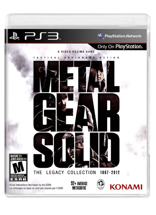 Metal Gear Solid The Legacy Collection - PlayStation 3 (Refurbished)