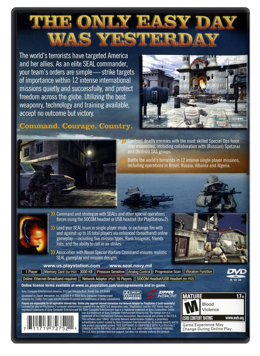 SOCOM II US Navy Seals - PlayStation 2 (Refurbished)
