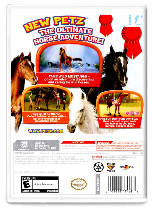 Petz Horse Club - Nintendo Wii (Refurbished)