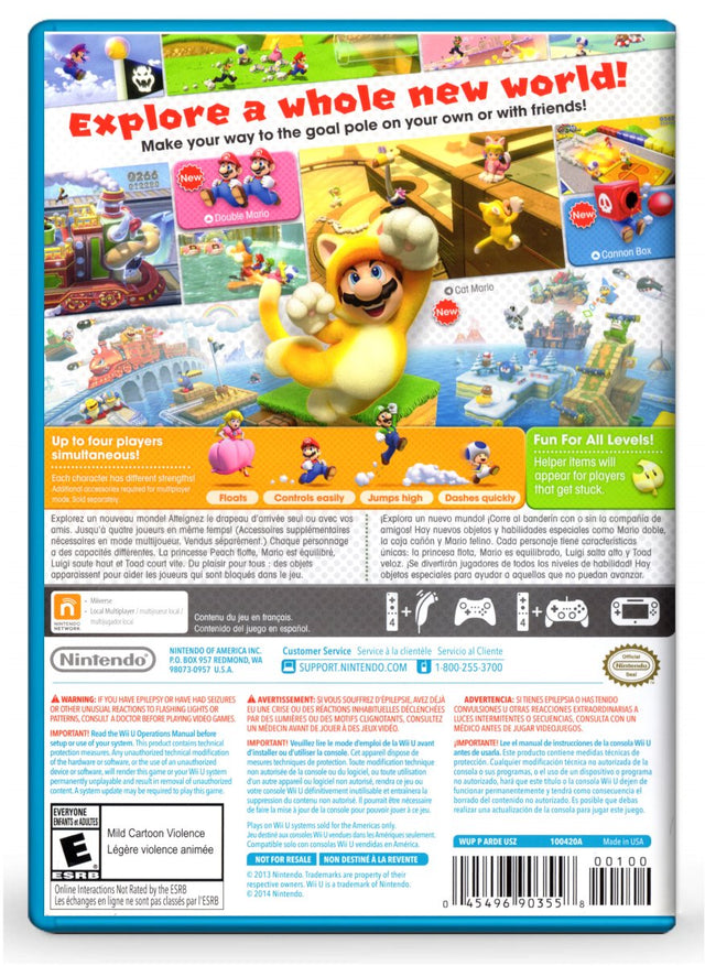 Super Mario 3D World - Nintendo Wii U (Refurbished)