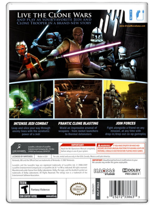 Star Wars: Clone Wars Republic Heroes - Nintendo Wii (Refurbished)