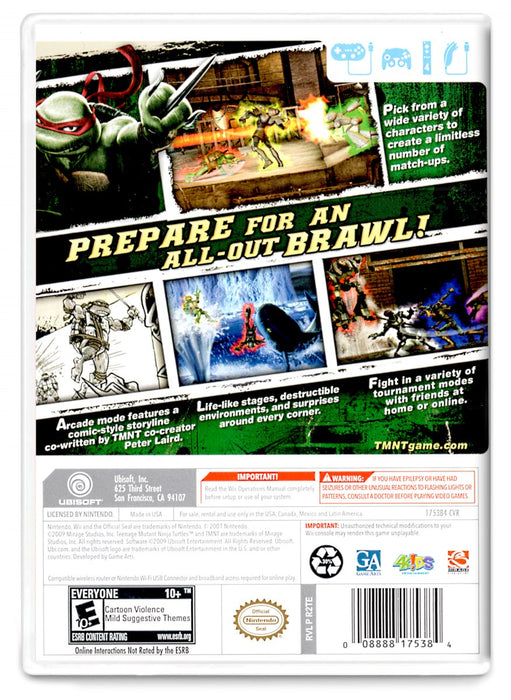 Teenage Mutant Ninja Turtles: Smash Up - Nintendo Wii (Refurbished)