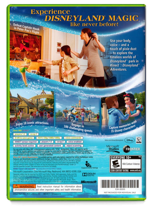 Kinect Disneyland Adventures - Xbox 360 (Refurbished)