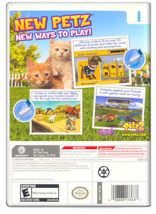 Petz Catz 2 - Nintendo Wii (Refurbished)