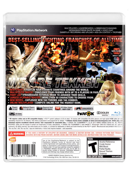 Tekken Tag Tournament 2 - PlayStation 3 (Refurbished)
