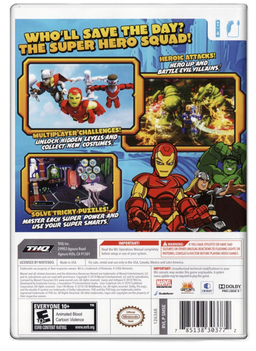 Marvel Super Hero Squad Infinity Gauntlet - Nintendo Wii (Refurbished)