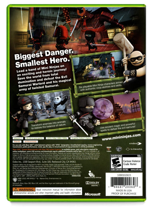 Mini Ninjas - Xbox 360 (Refurbished)