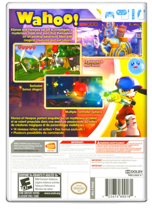 Klonoa - Nintendo Wii (Refurbished)