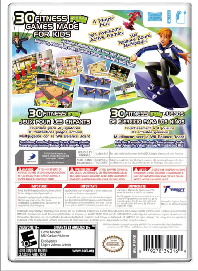 Family Party Fitness Fun - Nintendo Wii (Refurbished)