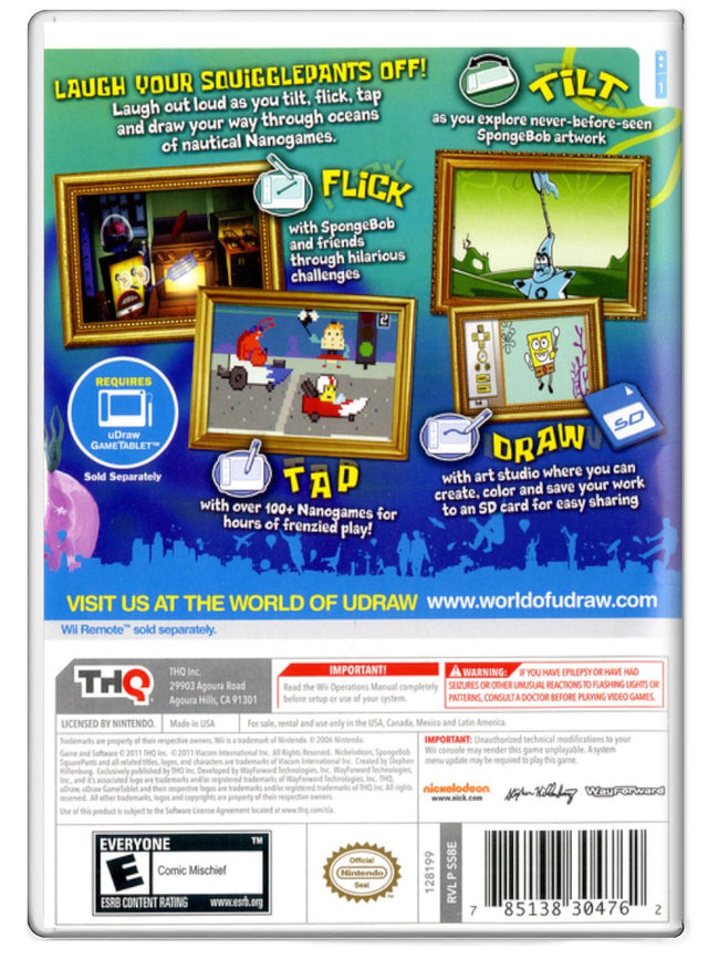 Spongebob Squigglepants - Nintendo Wii (Refurbished)