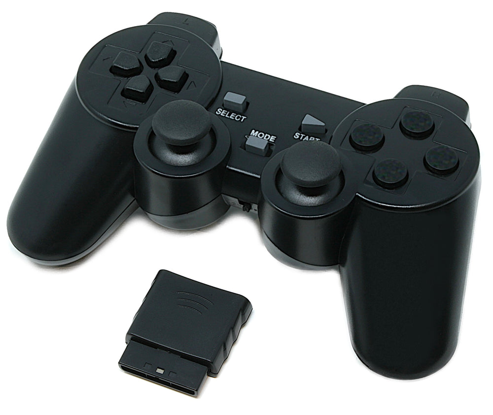 Intel Controller Ps2 Wireless Controllers for PlayStation PS2 by Voomwa + Pick your Color