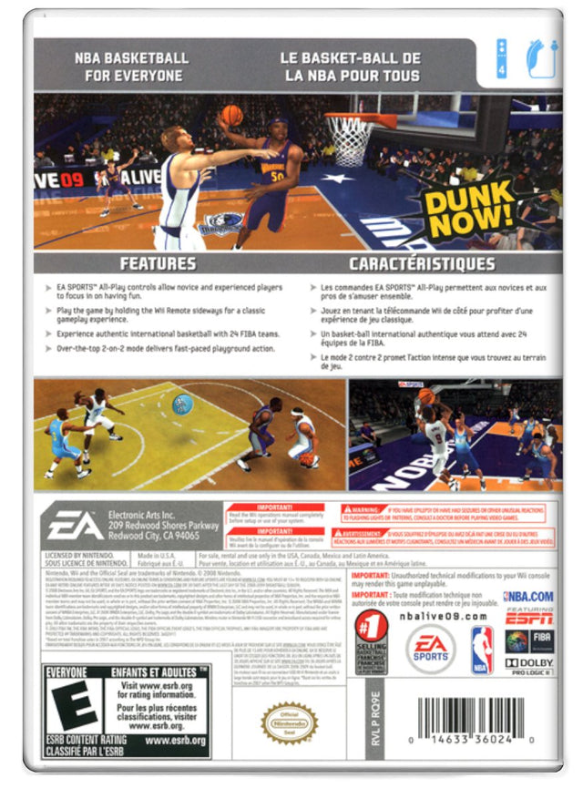NBA Live 09 All-Play - Nintendo Wii (Refurbished)
