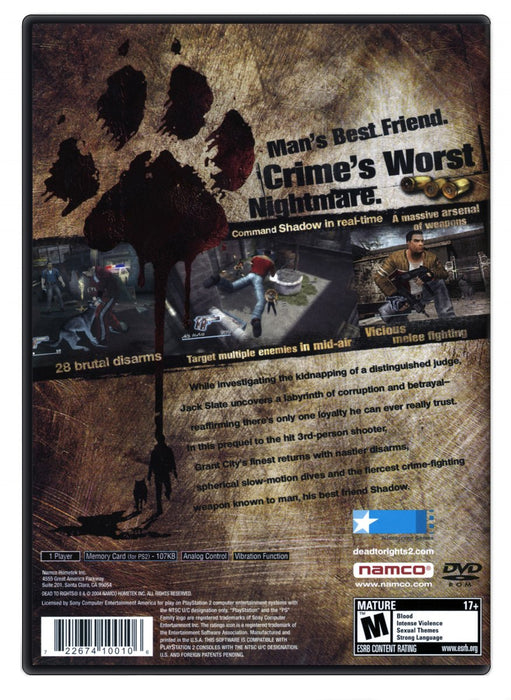 Dead To Rights II - PlayStation 2 (Refurbished)