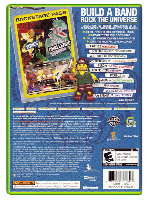 Lego Rock Band - Xbox 360 (Refurbished)