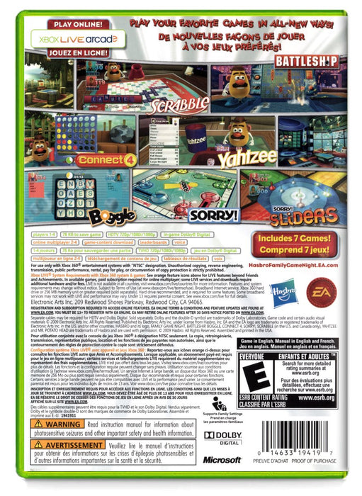 Hasbro Family Game Night - Xbox 360 (Refurbished)