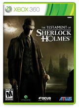 Testament of Sherlock Holmes Xbox 360