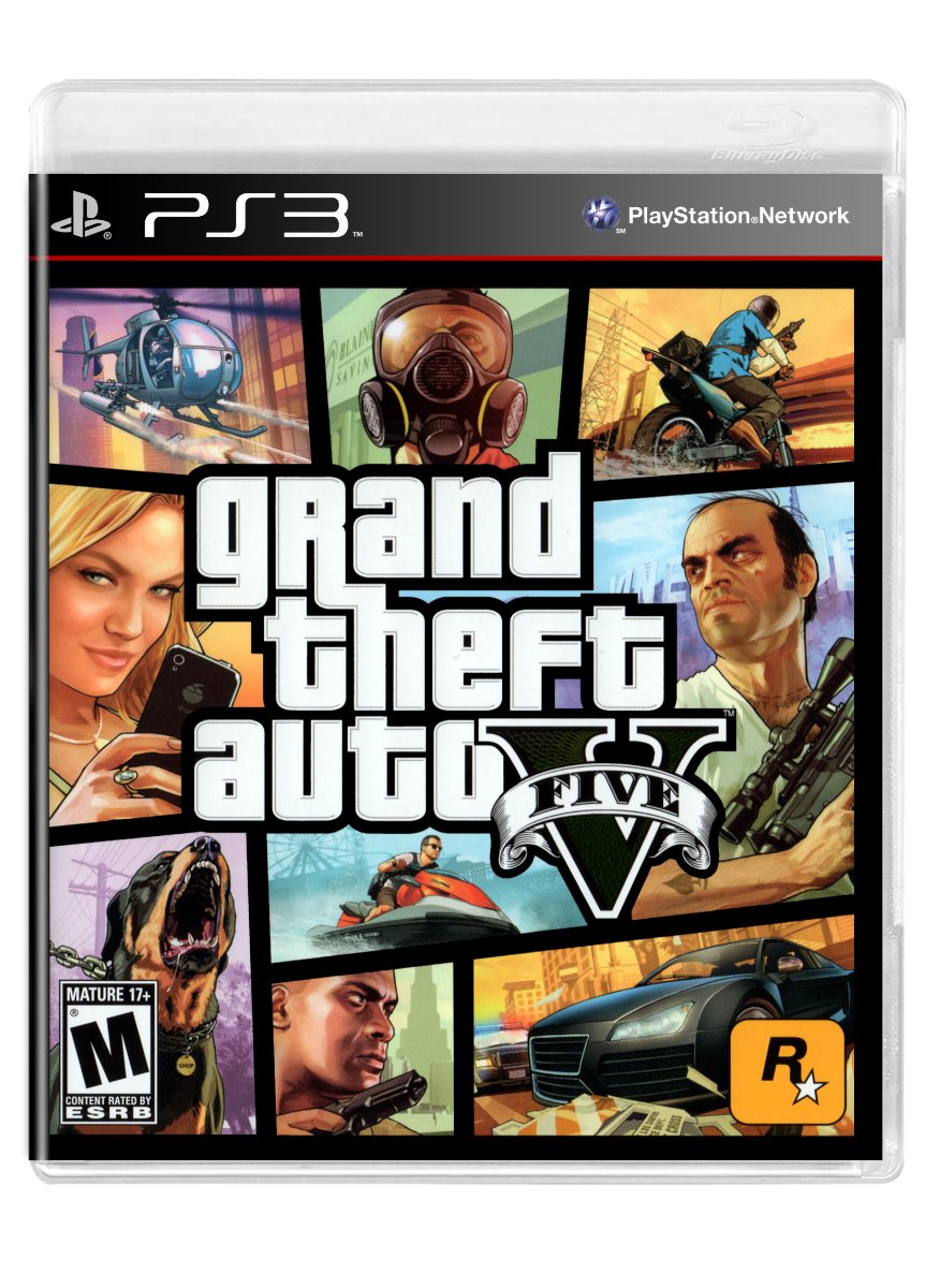 GTA V Sur PlayStation 3 – Grand Theft Auto V (2013) - Rockstar - Action Et Aventure - Cône 18+