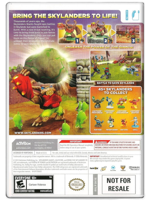Skylanders: Giants - Nintendo Wii (Refurbished)