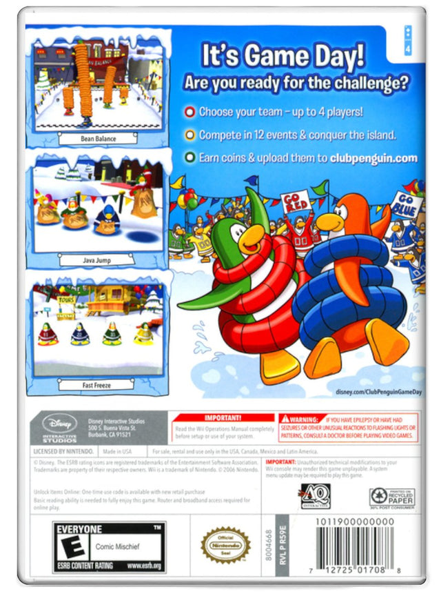 Club Penguin Game Day - Nintendo Wii (Refurbished)