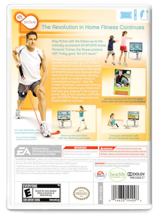 EA Sports Active: More Workouts - Game Only - Nintendo Wii (Refurbished)