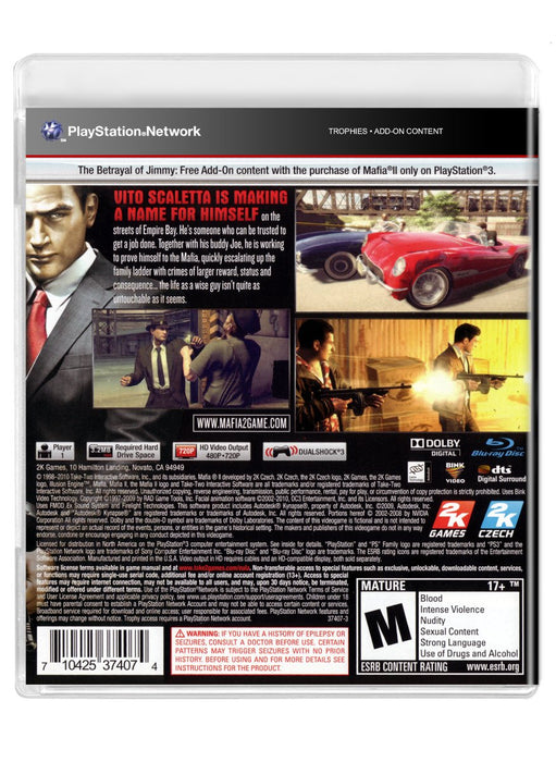 Mafia II - PlayStation 3 (Refurbished)