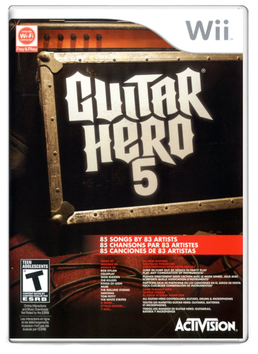Guitar Hero 5 - Nintendo Wii (Refurbished)