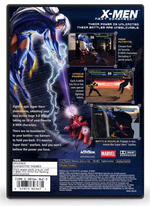 X-Men: Next Dimension - PlayStation 2 (Refurbished)