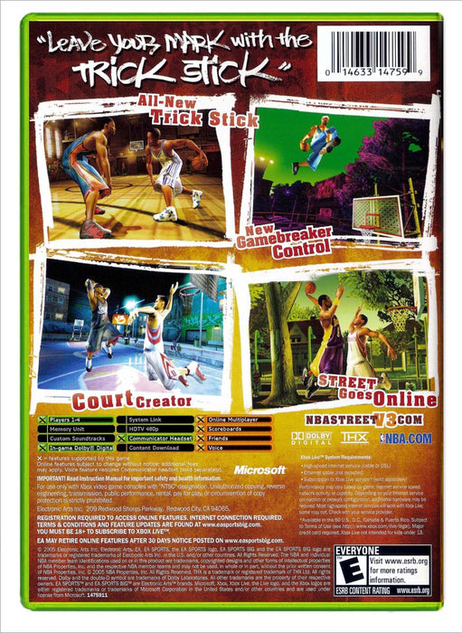 NBA Street V3 - Xbox (Refurbished)