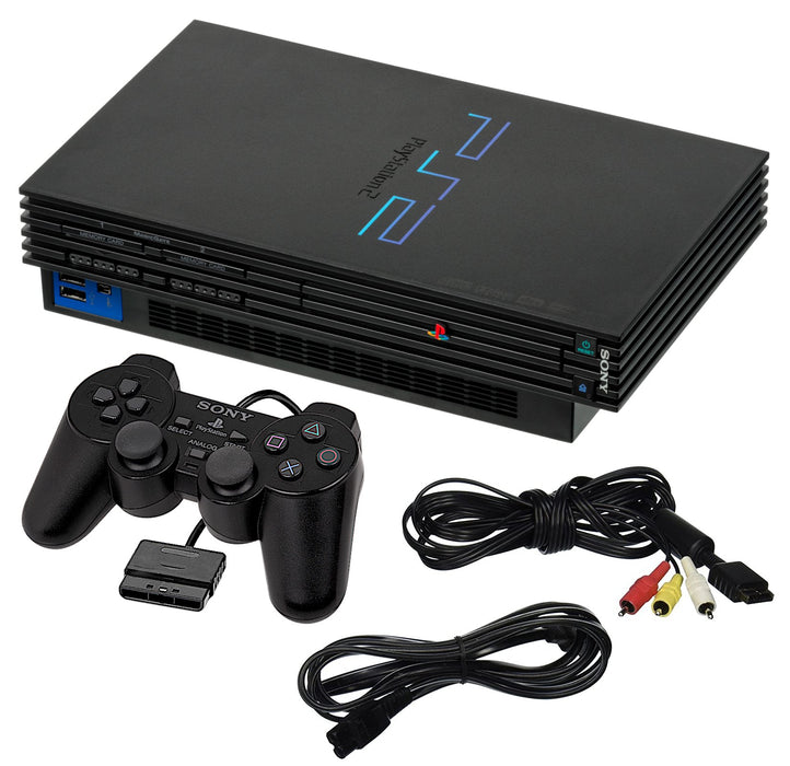 PlayStation 2 PS2 Console Original Black Refurbished, Good — Voomwa