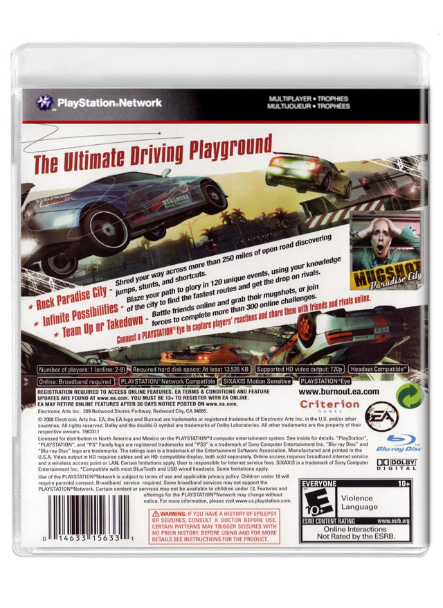 Burnout Paradise - PlayStation 3 (Refurbished)