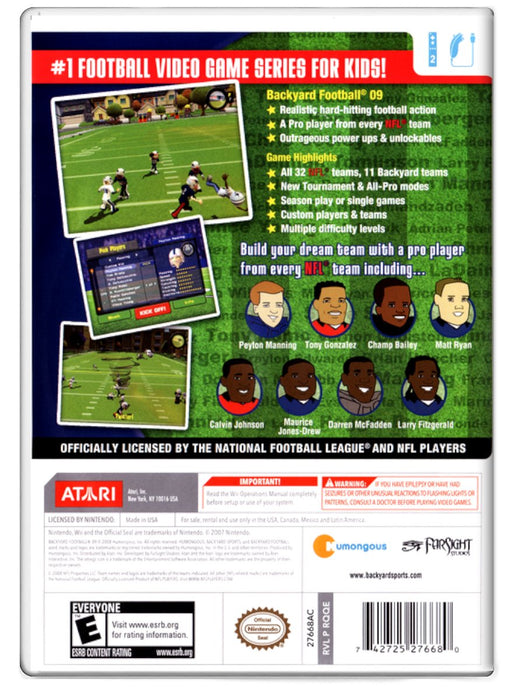Backyard Football 09 - Nintendo Wii (Refurbished)