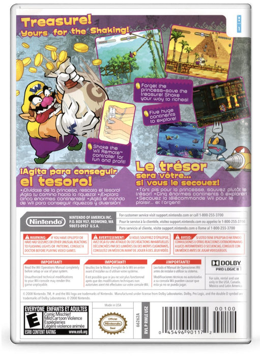 Wario Land: Shake It - Nintendo Wii (Refurbished)