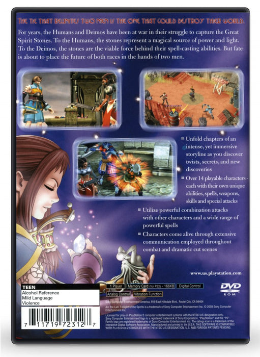 Arc the Lad Twilight of the Spirits - PlayStation 2 (Refurbished)