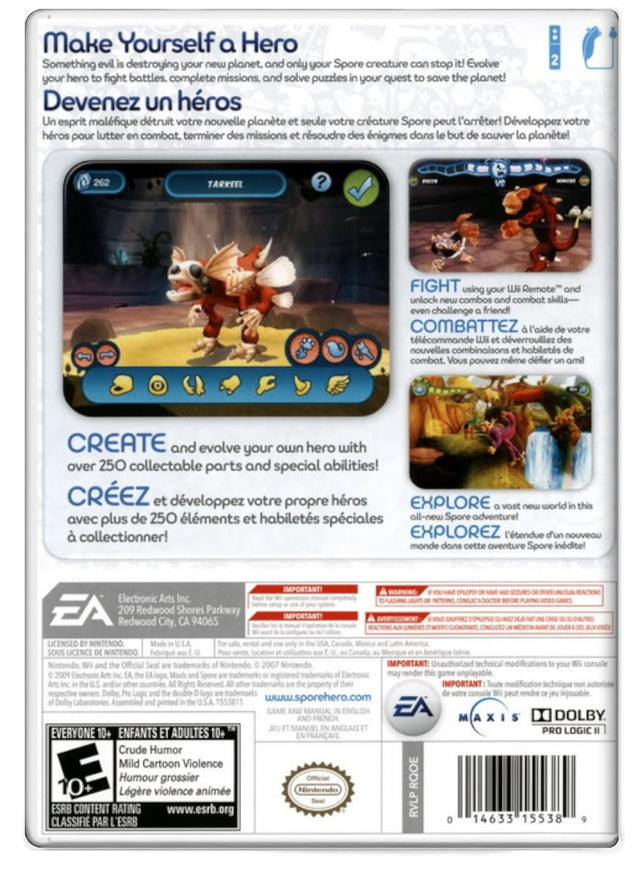Spore Hero - Nintendo Wii (Refurbished)