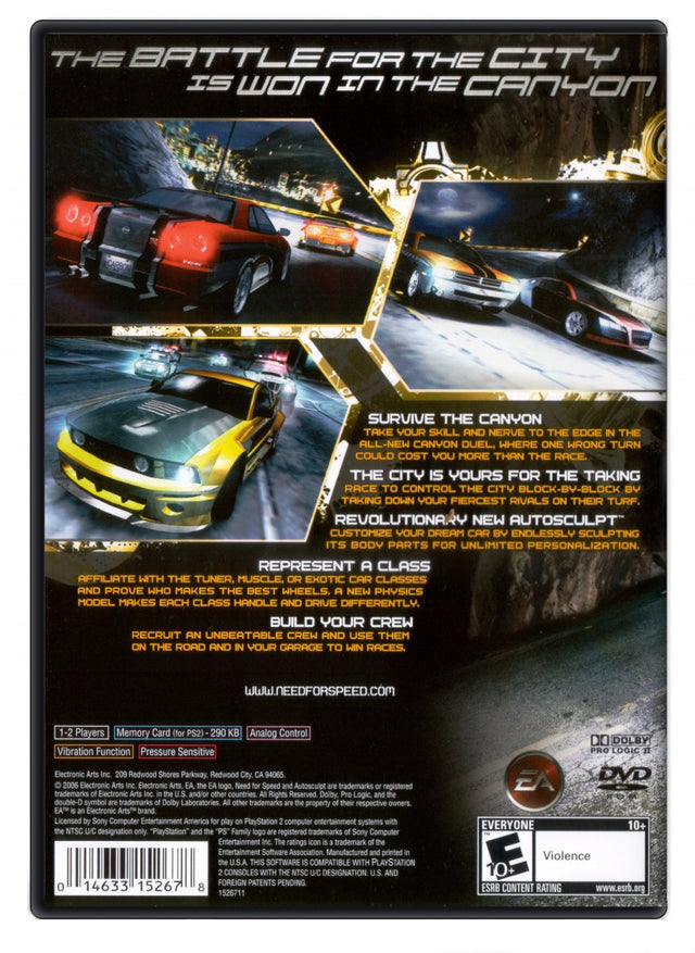 Need for Speed Carbon - PlayStation 2 (Refurbished)